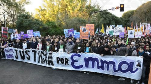Punta Lara salió a la calle por el femicidio de Emma Córdoba