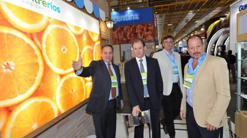 Satisfacción por la primera exportación de naranjas entrerrianas a Brasil