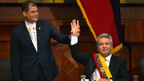 Correa carga contra Moreno y defiende su legado en Ecuador