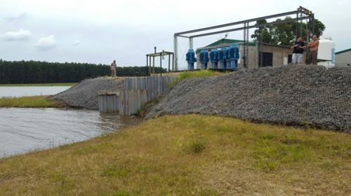 Se realizaron con éxito las pruebas de funcionamiento del sistema de riego de Villa del Rosario