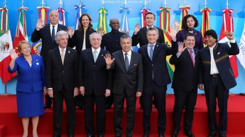 La presidencia brasileña de Mercosur plantea la suspensión definitiva de Venezuela