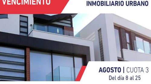 Comenzó el tercer vencimiento del Impuesto Inmobiliario Urbano