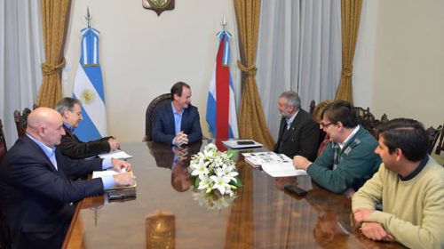 Bordet define la ejecución y la gestión de varias obras para el centro de la provincia