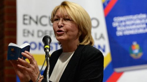 El gobierno colombiano asegura que la fiscal rebelde de Venezuela está bajo su protección
