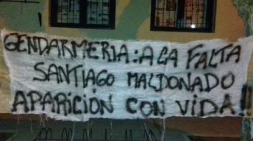 Reclamaron la aparición con vida de Maldonado en la escuela donde debía votar el artesano