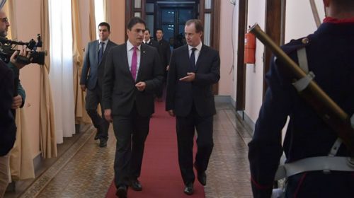 Bordet recibió al embajador suizo en Argentina