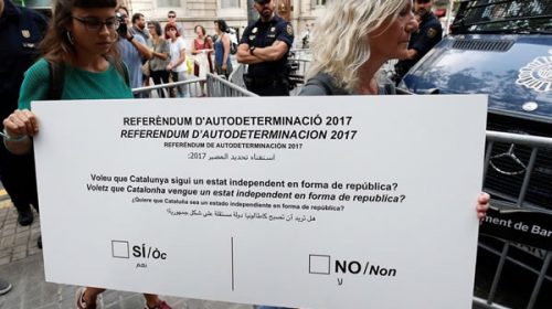 Cataluña sancionó ley y convocó al referendo para separarse de España
