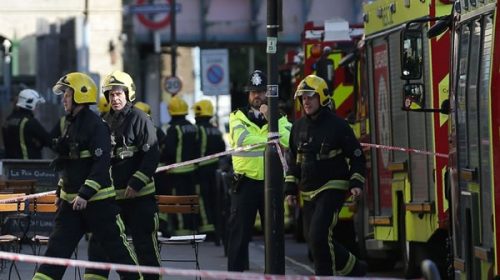 Otro atentado en Londres: una explosión provoca pánico en el metro y deja 18 heridos