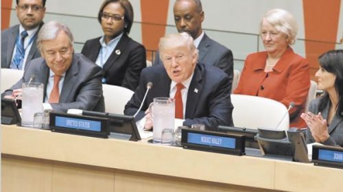Trump debutó en la ONU con un reclamo de reformas al organismo