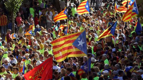 Un millón de catalanes llenaron las calles de Barcelona por la independencia