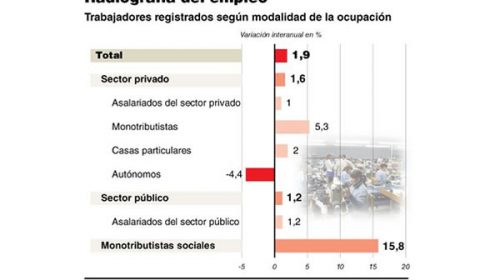 Monotributistas siguen impulsando la creación de empleo y alarma al Gobierno