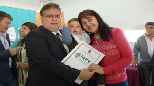 Se inauguraron viviendas del IAPV en Chajarí y Federación