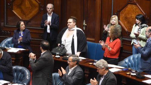 Asumió la primera legisladora transexual de la historia de Uruguay