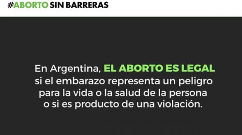 Lanzan web para informar sobre abortos no punibles seguros