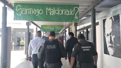 Gendarmería irrumpió en la Universidad de Rosario