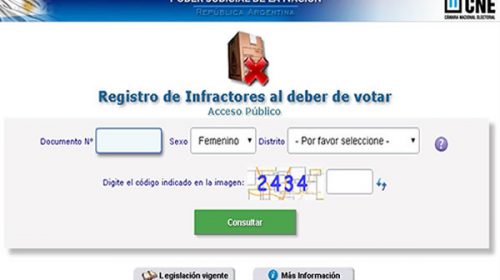 El jueves finaliza el plazo para justificar la no emisión del voto en las PASO