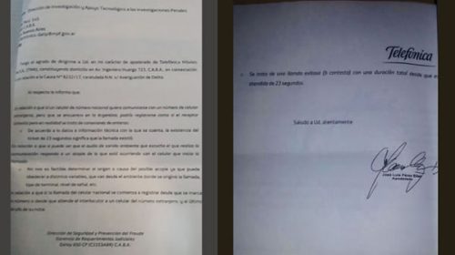 Telefónica confirmó que alguien atendió el teléfono de Santiago Maldonado