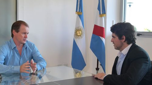 Bordet articuló con el nuevo secretario de la Producción líneas de acción para el sector