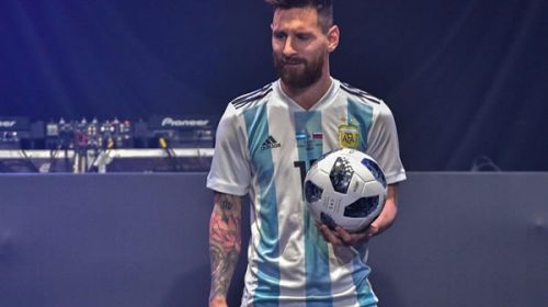 Con Messi como figura estelar, presentaron la pelota del Mundial de Rusia
