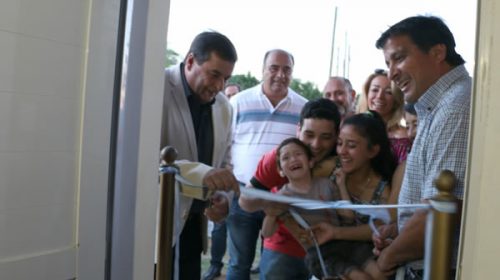 Fueron inauguradas 10 viviendas para docentes en Colón