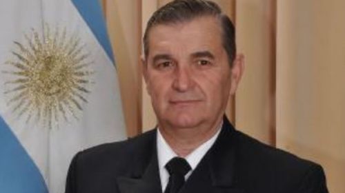 Villán será desde hoy el nuevo jefe temporario de la Armada