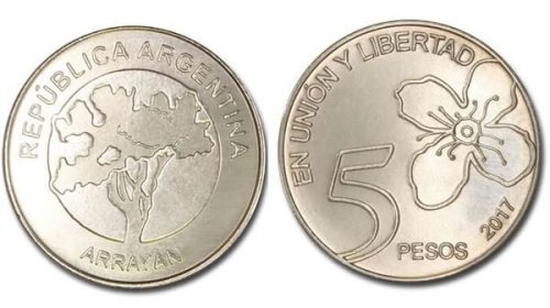 Entrarán en circulación nuevas monedas de uno y cinco pesos
