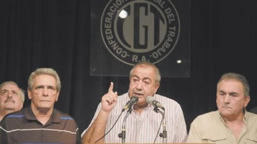 La CGT dispuso un paro general por 24 horas