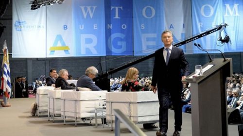 Macri pidió “incluir al sector privado” en las negociaciones sobre el comercio mundial