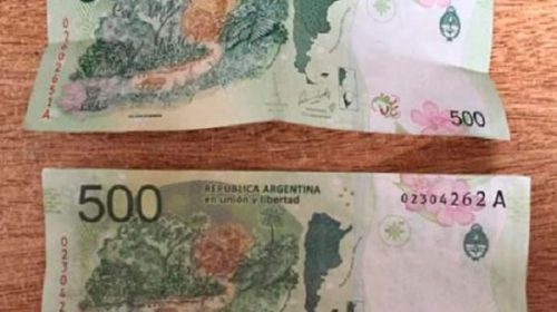 Cómo identificar billetes falsos de $500