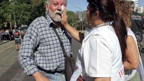 Entrerriano fue herido en un ojo cuando protestaba en Buenos Aires
