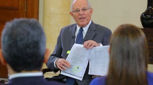 “No he mentido, no soy corrupto”, dice el presidente del Perú