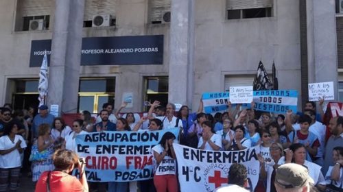 Denuncian más de 120 despidos en el Hospital Posadas y anuncian un paro