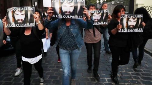 Marcha para pedir “Verdad y Justicia”, a seis meses de la desaparición de Maldonado