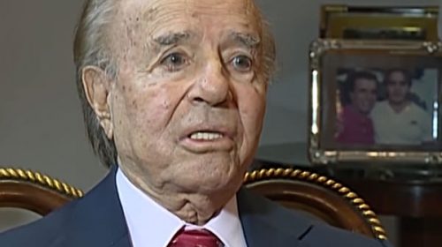 Menem y la frase del siglo: “En todos los gobiernos, salvo el mío, hubo corrupción”