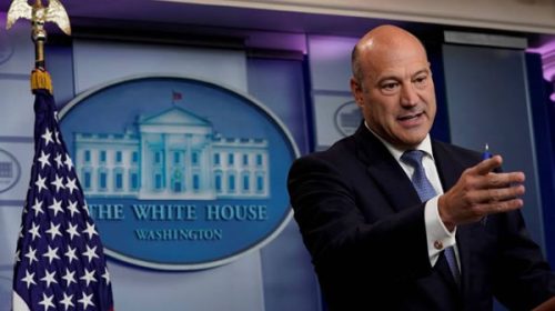 Dimite Gary Cohn, el principal consejero económico de Trump por su desacuerdo con la guerra comercial