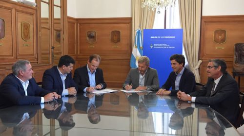 La provincia firmó un convenio con Nación para terminar la obra de defensa de Villa Paranacito