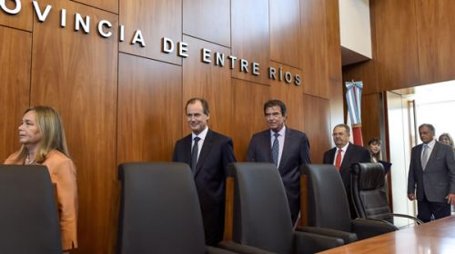 Bordet ratificó independencia y cooperación con el Poder Judicial