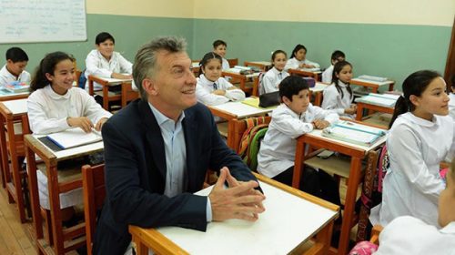 Macri presenta los resultados de la evaluación Aprender 2017