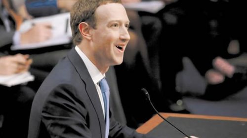 Zuckerberg ganó u$s 3000 millones mientras estuvo sentado en el Congreso