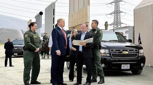 Trump comenzó su despliegue militar a lo largo de la frontera con México