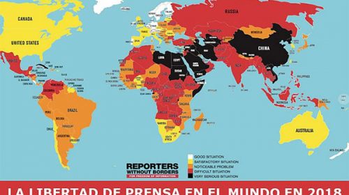 Argentina bajó dos escalones en el ranking internacional de libertad de prensa