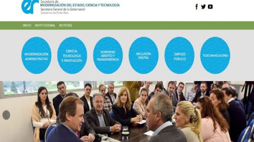 La provincia presenta un nuevo sitio web en materia de modernización