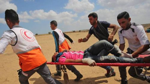 La marcha contra el traslado de la Embajada de EE UU se convierte en la protesta más sangrienta en Gaza