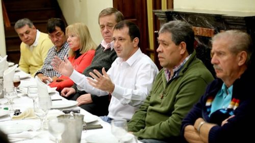Kueider se reunió con dirigentes de la CGT