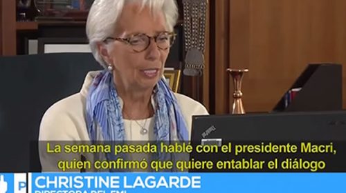 Acuerdo con el FMI: Lagarde aclaró que las negociaciones todavía no comenzaron