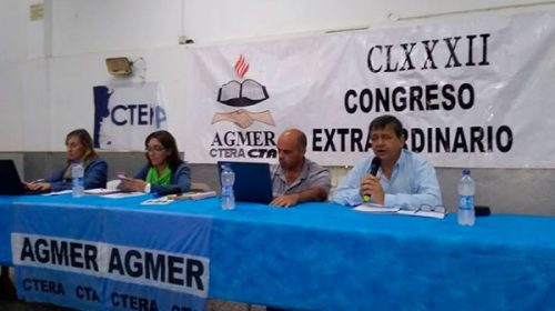 Agmer rechazó propuesta del gobierno: pide “oferta superadora”