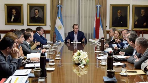 Bordet repasó con su gabinete las obras en marcha en la provincia