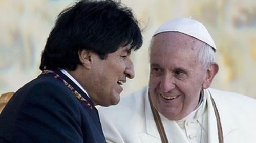 Francisco recibirá el sábado a Evo