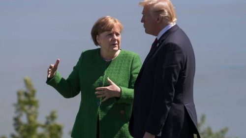 Angela Merkel contra Trump después del G7 en Canadá