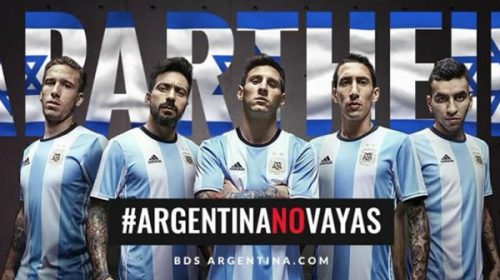 Campaña internacional para que Argentina suspenda su amistoso con Israel